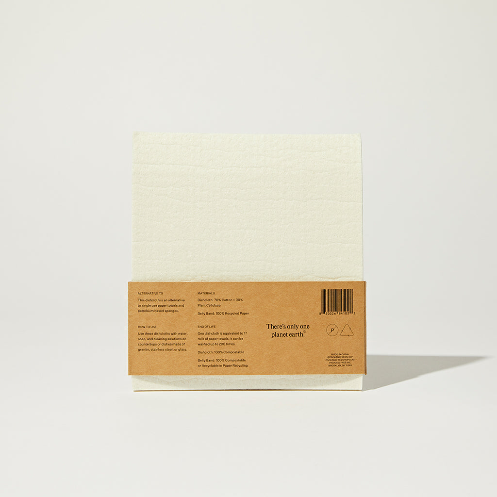 Package Free Reusable Swedish Dishcloth