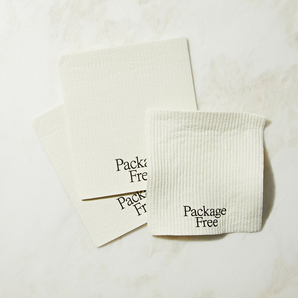 Package Free Reusable Swedish Dishcloth