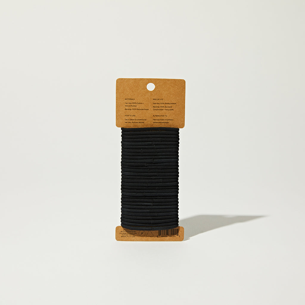 Package Free Biodegradable Hair Ties Pack