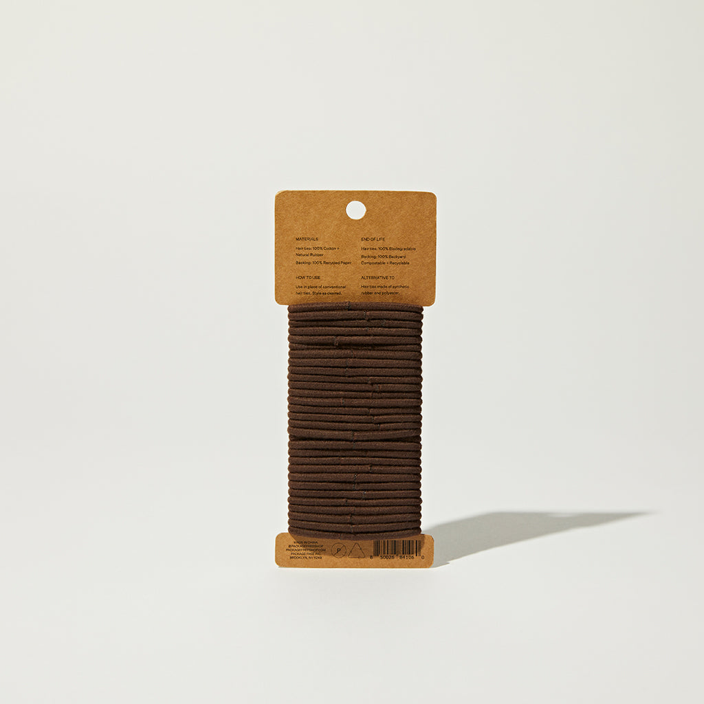 Package Free Biodegradable Hair Ties Pack