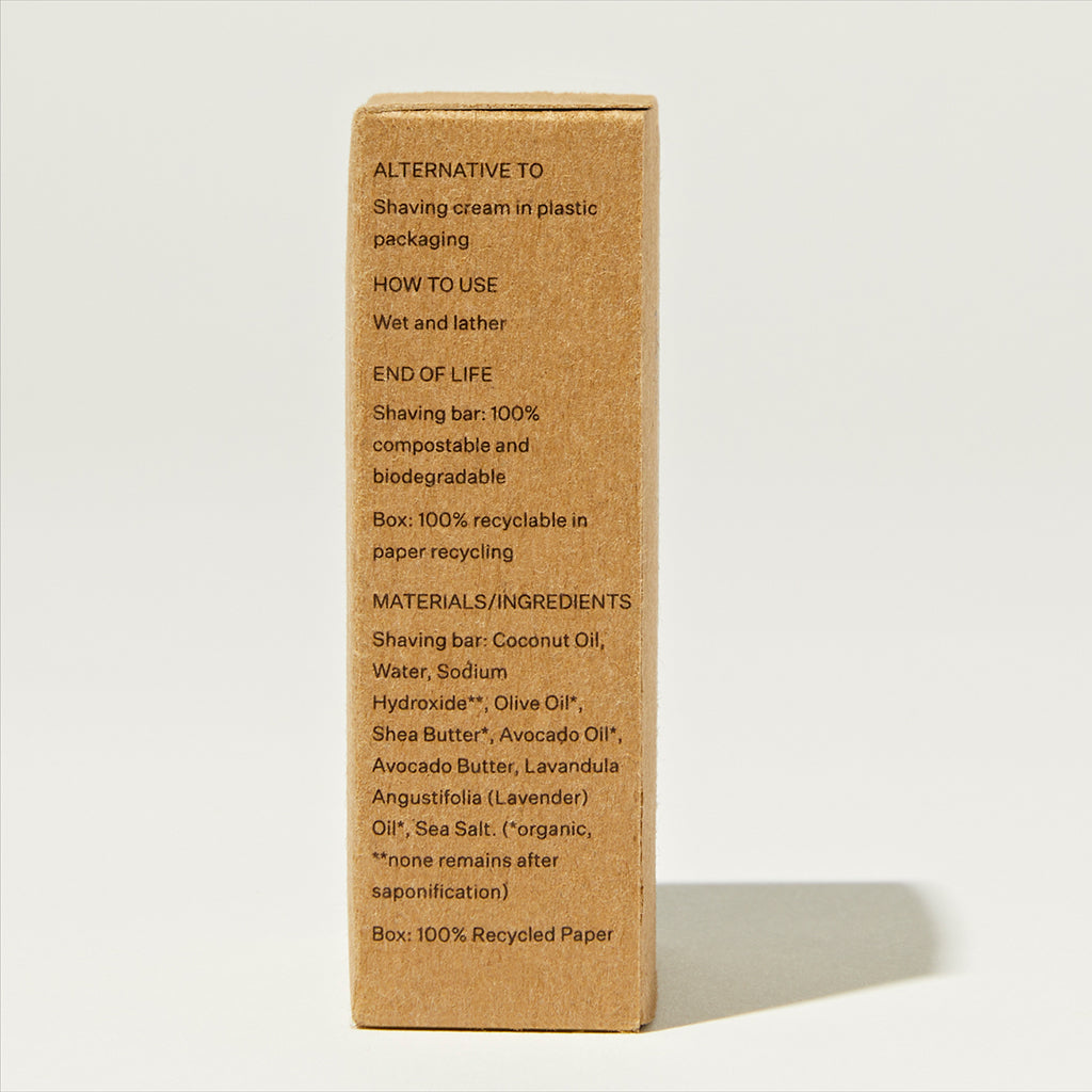 Package Free Shave Bar